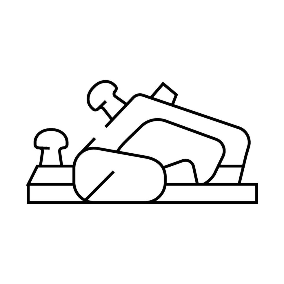 electric planer tool line icon illustration vector