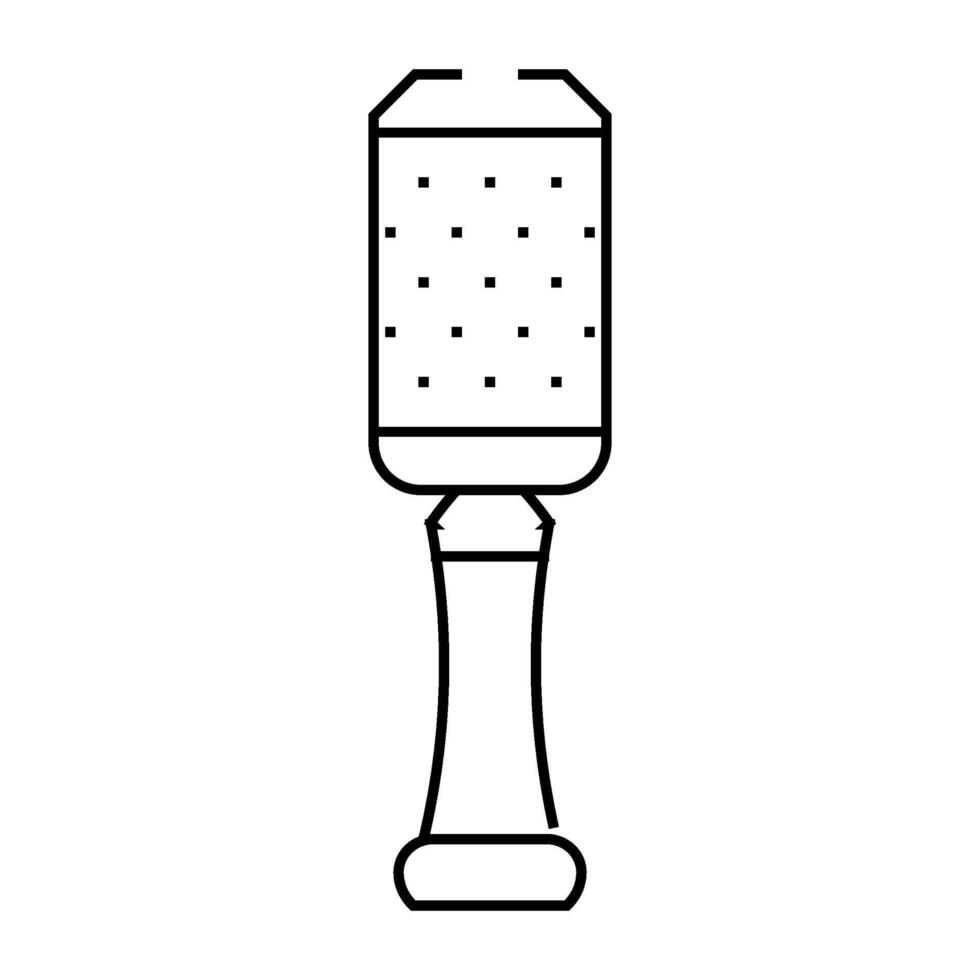 grater bartender line icon illustration vector