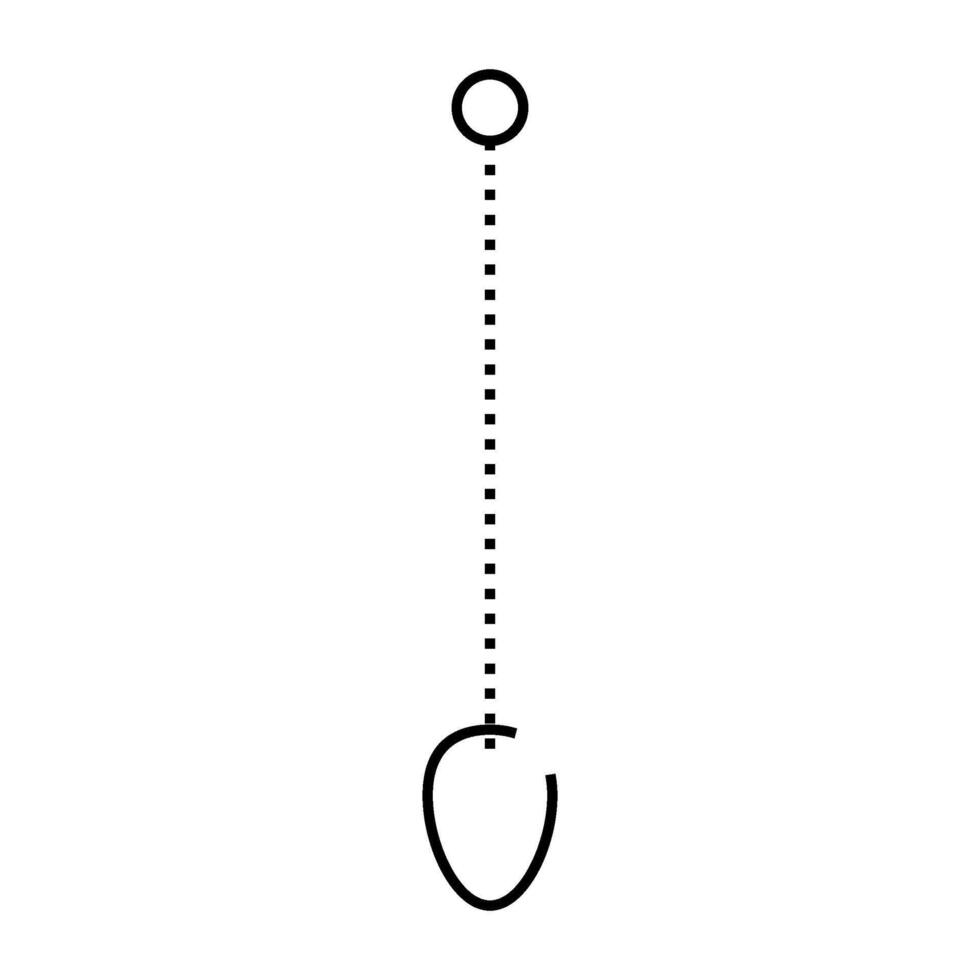 bar spoon bartender line icon illustration vector