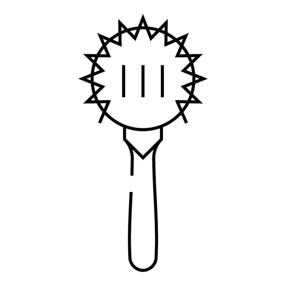 strainer bartender line icon illustration vector