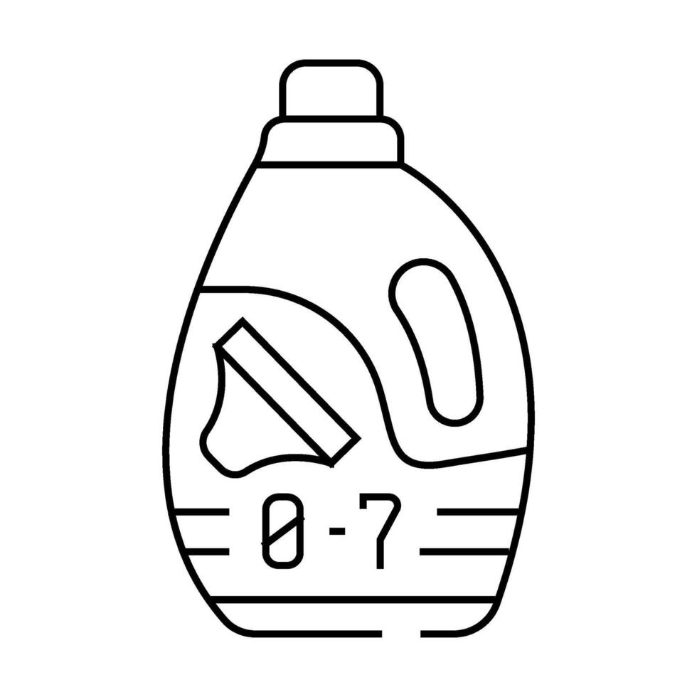 baby powder detergent line icon illustration vector