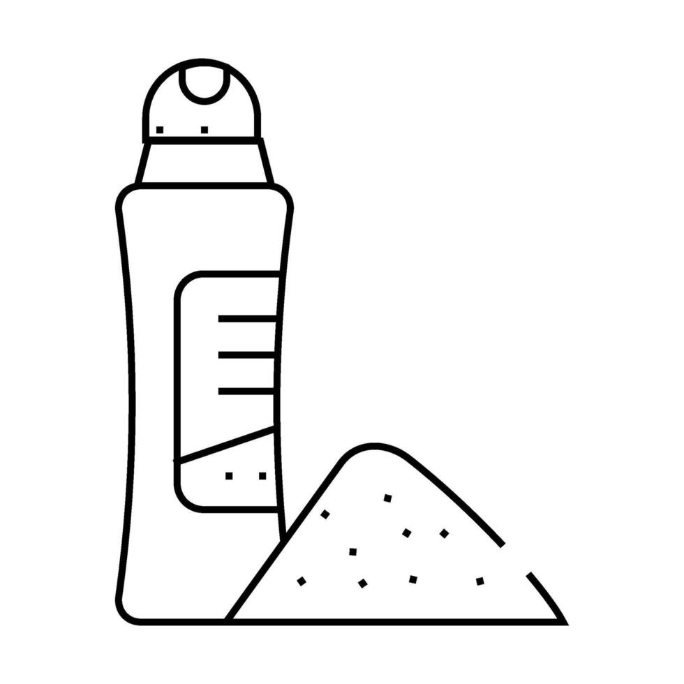wash laundry crystals with aroma line icon illustration vector