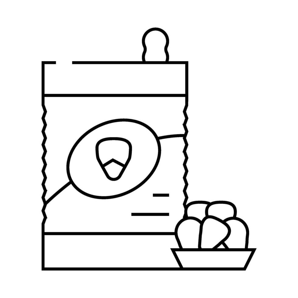 corn maize gluten free line icon illustration vector