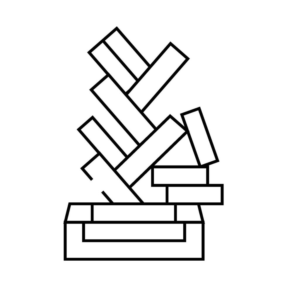 design shelf furniture line icon illustration vector