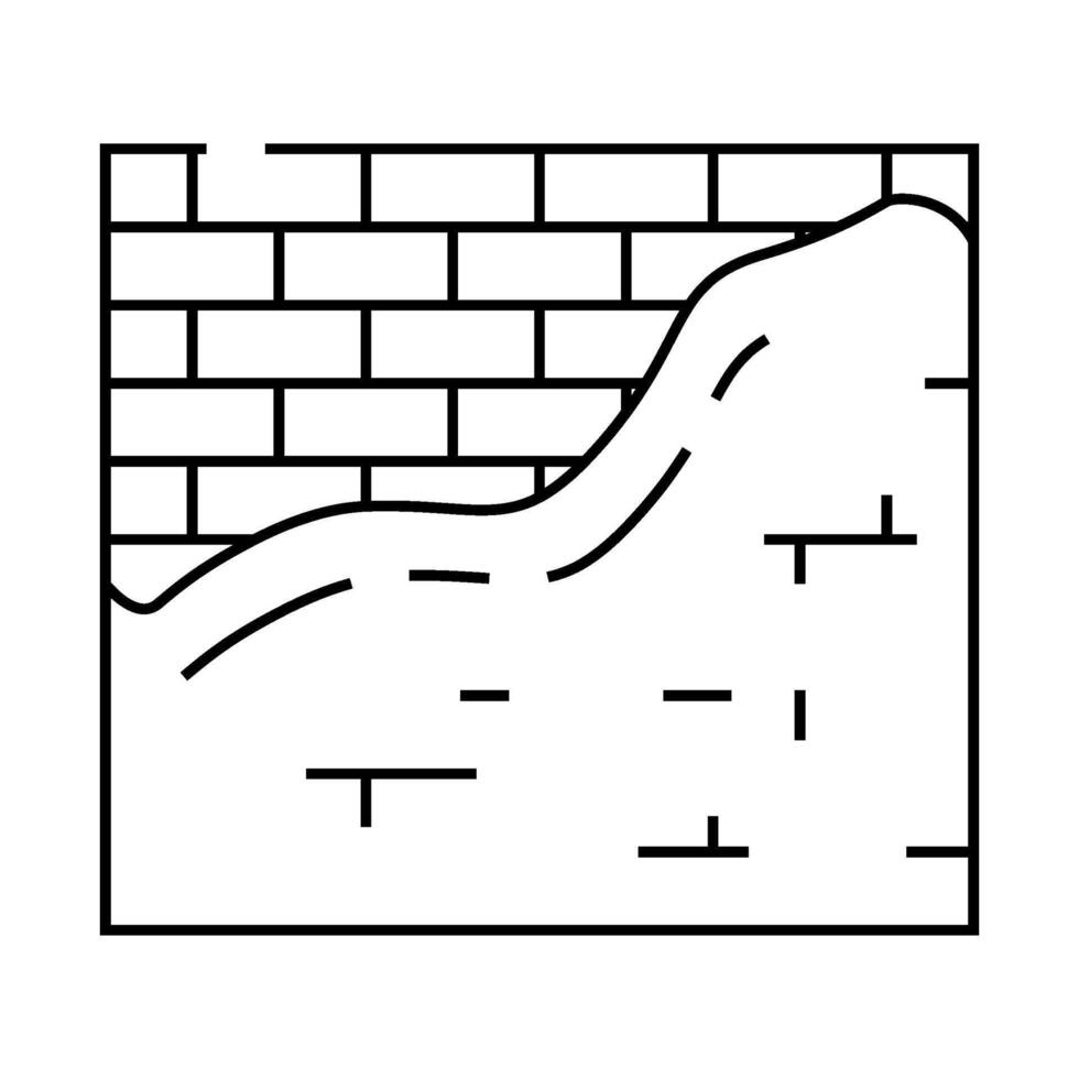 design wall line icon illustration vector