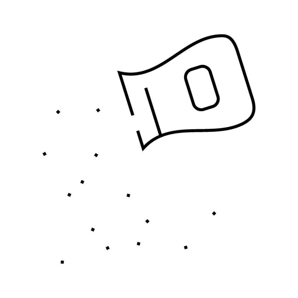 ashes of deceased line icon illustration vector