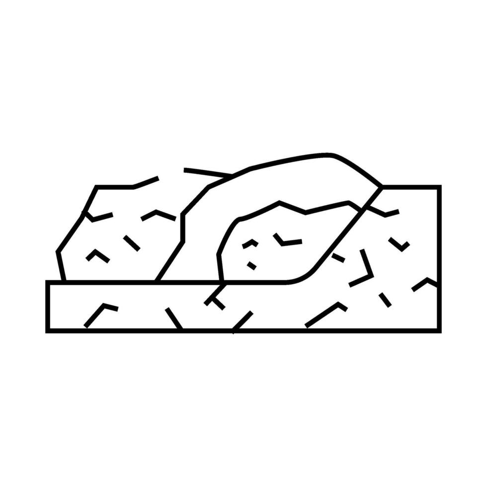 garbage disposal line icon illustration vector
