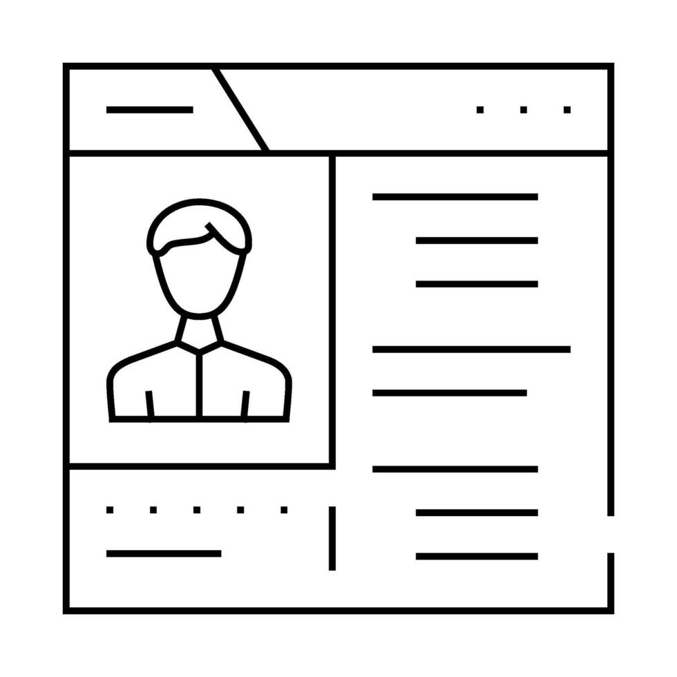 conference chat line icon illustration vector