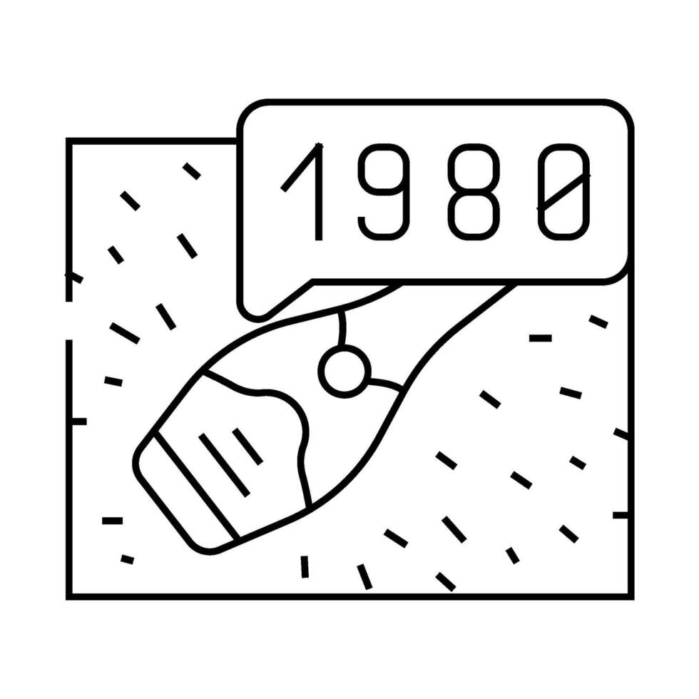 collection wine line icon illustration vector