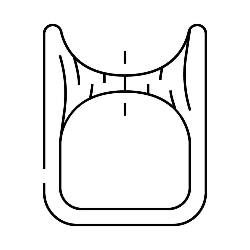 worm hole line icon illustration vector