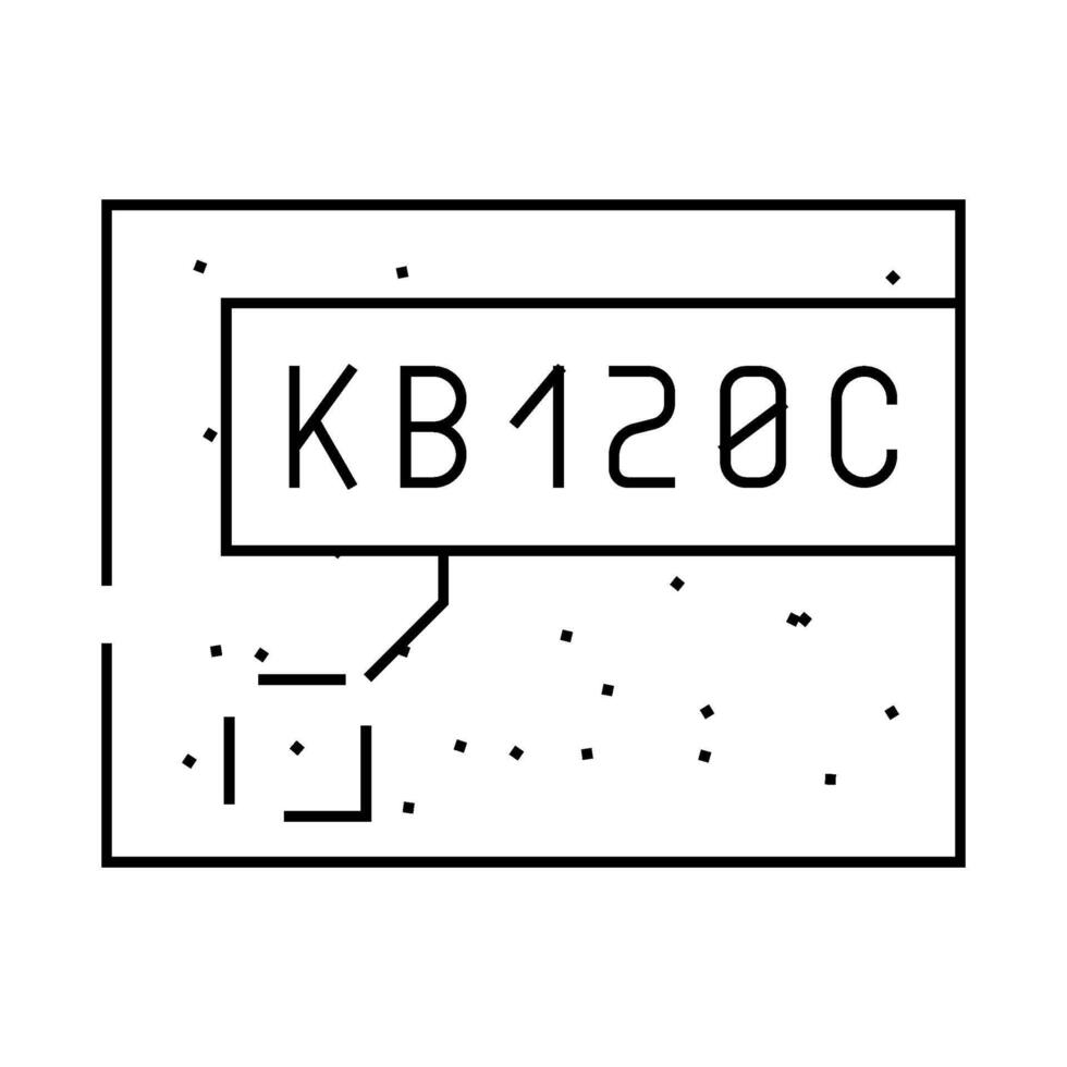star name line icon illustration vector