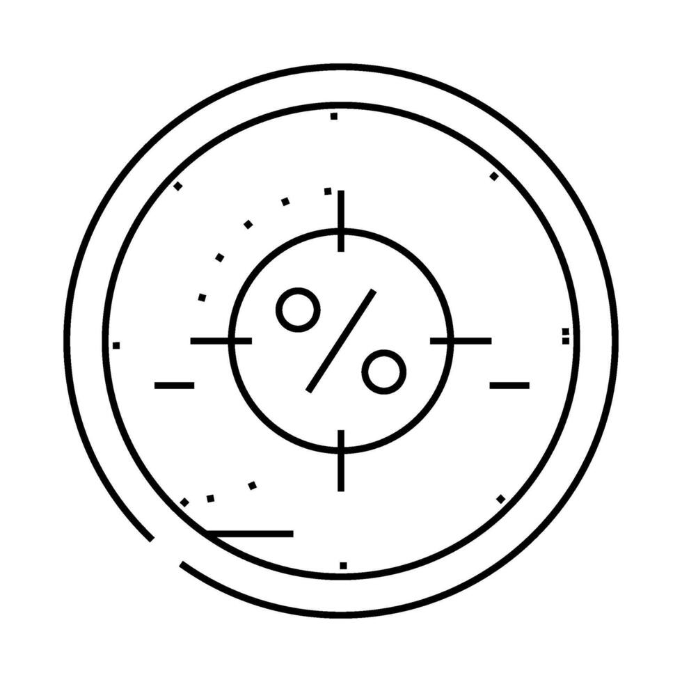 searching for discounts line icon illustration vector