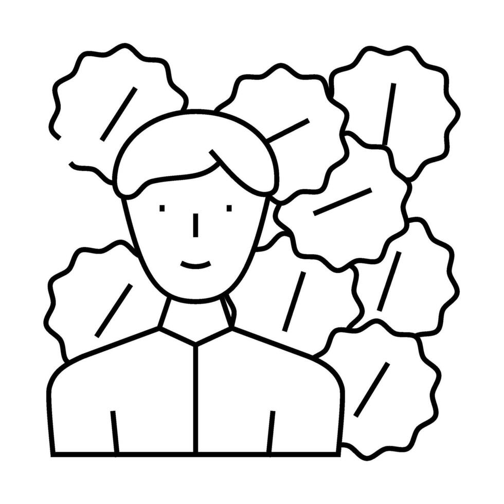 discounts of sales line icon illustration vector