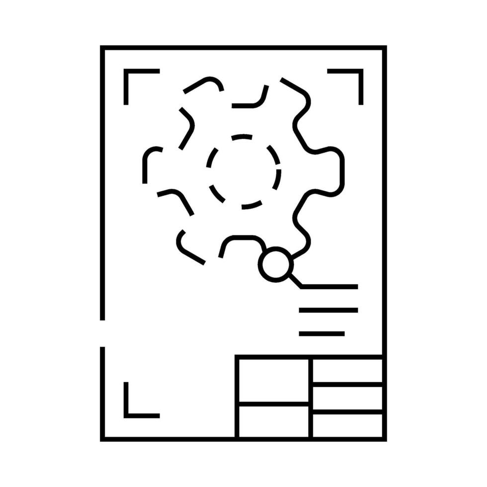 drawing digital document line icon illustration vector