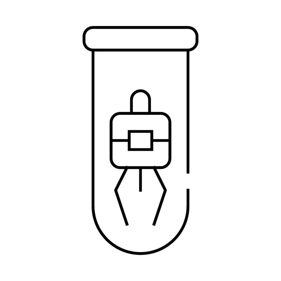 ano technology line icon isolated illustration vector