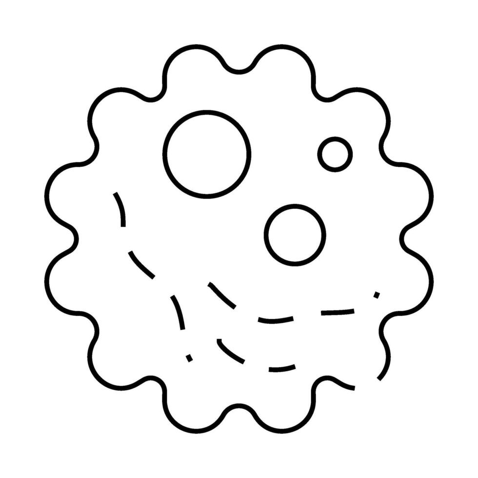 zika virus line icon isolated illustration vector