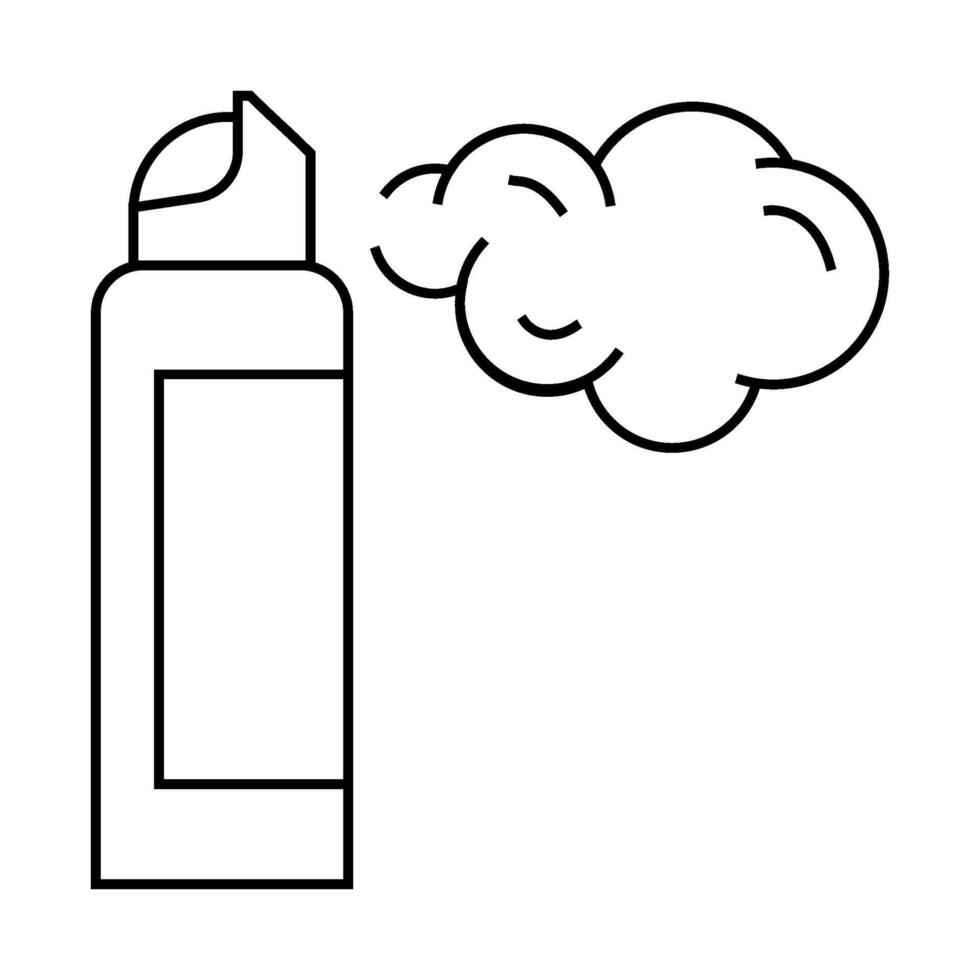 aerosol spray line icon illustration vector