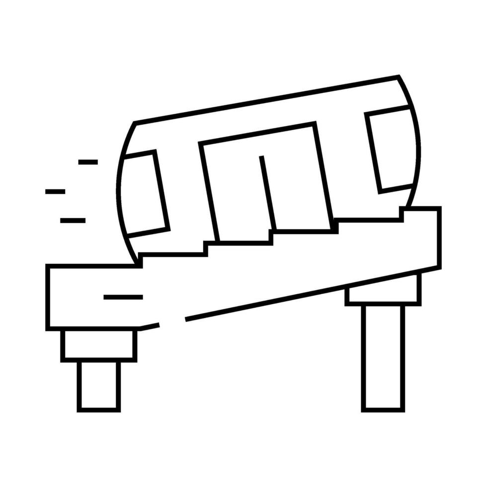 funicular transport line icon illustration vector