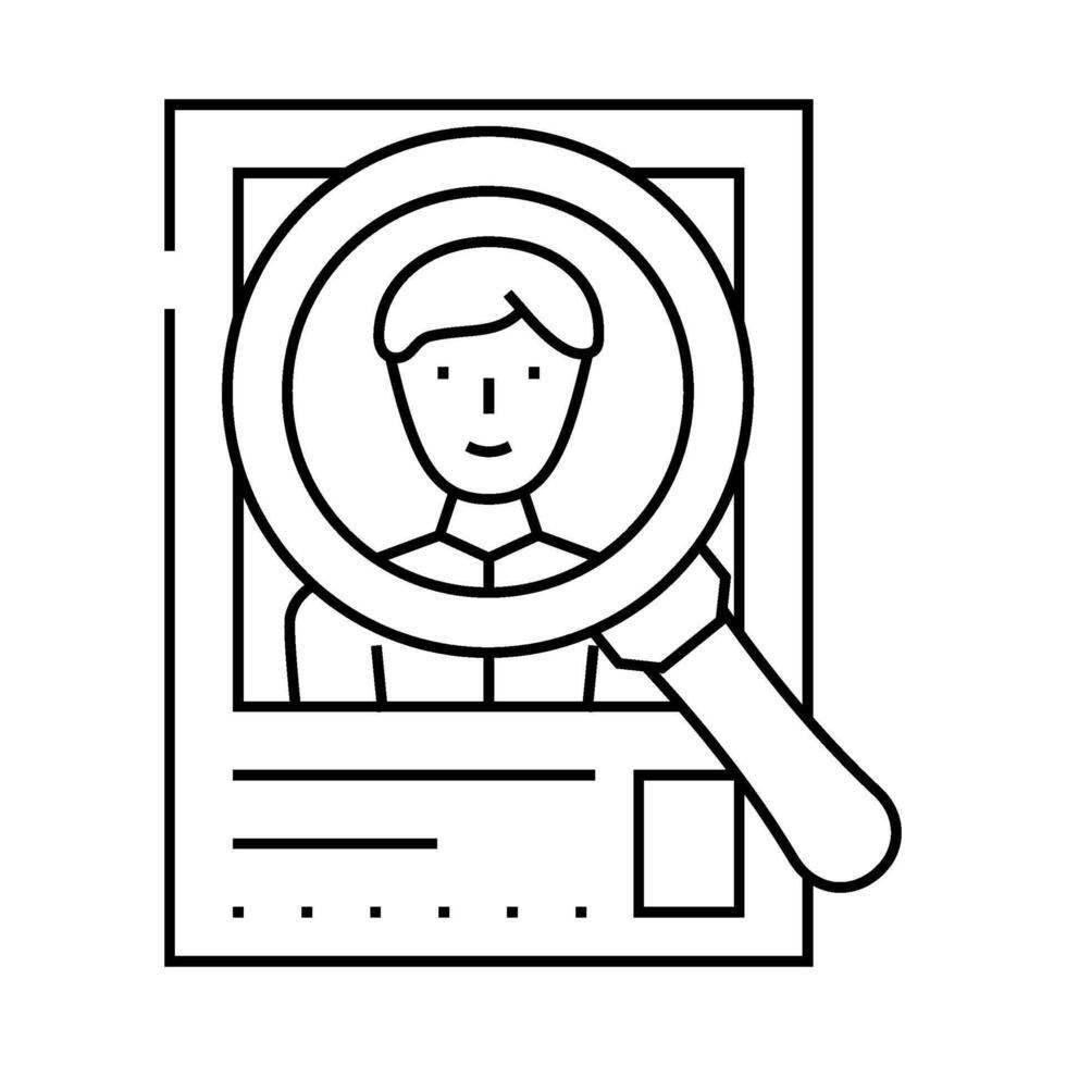 forward qualified lead line icon illustration vector