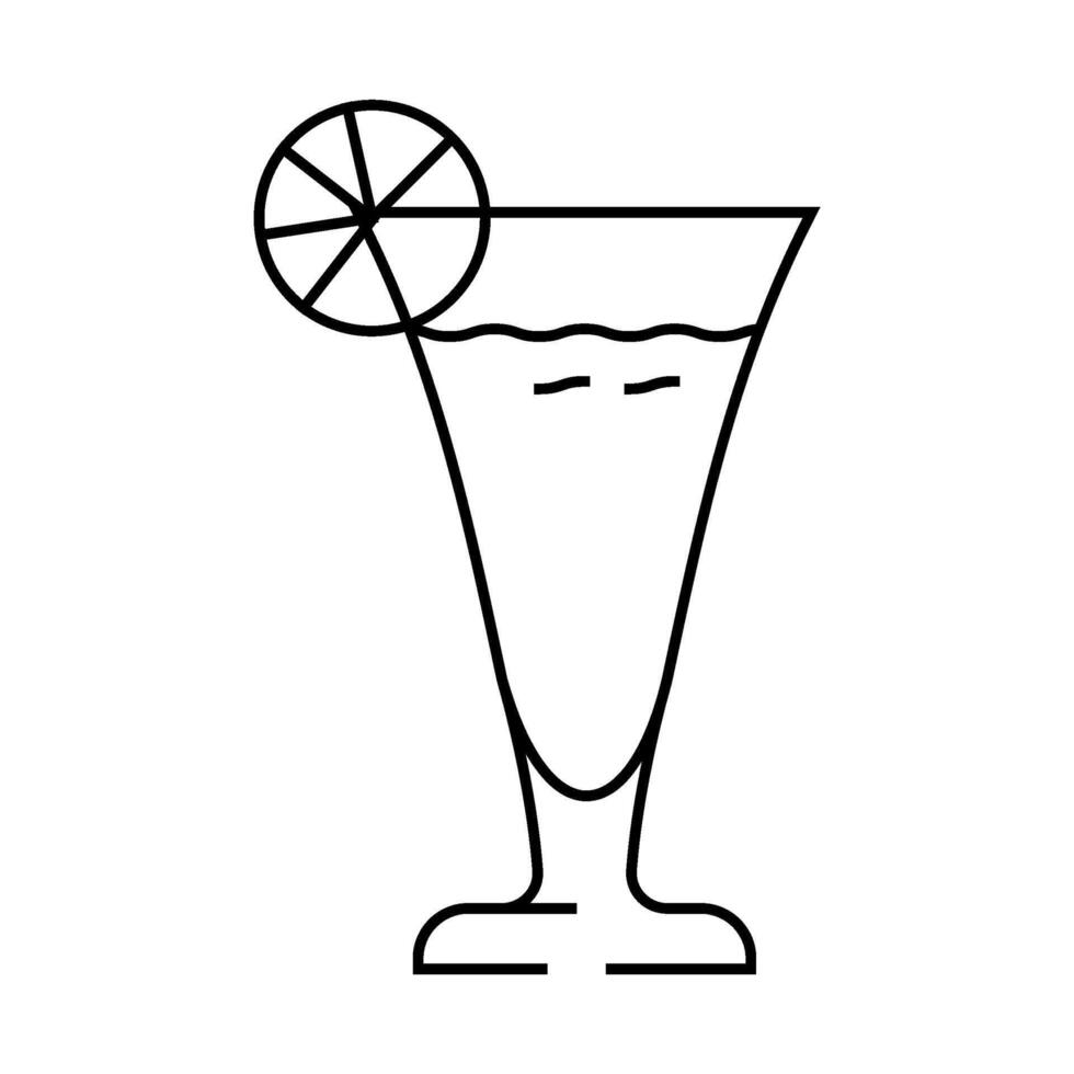 lemonade drink line icon illustration vector