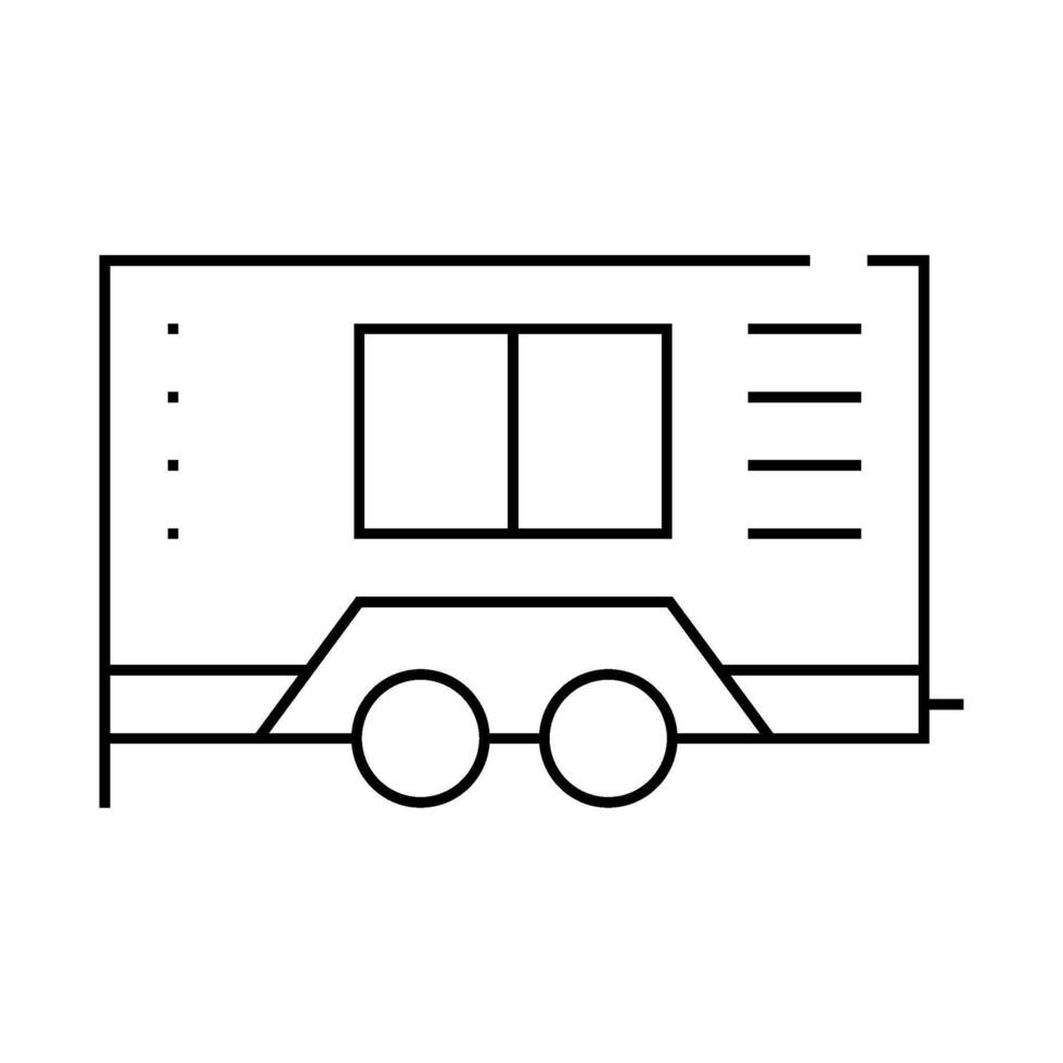 generator building equipment line icon illustration vector