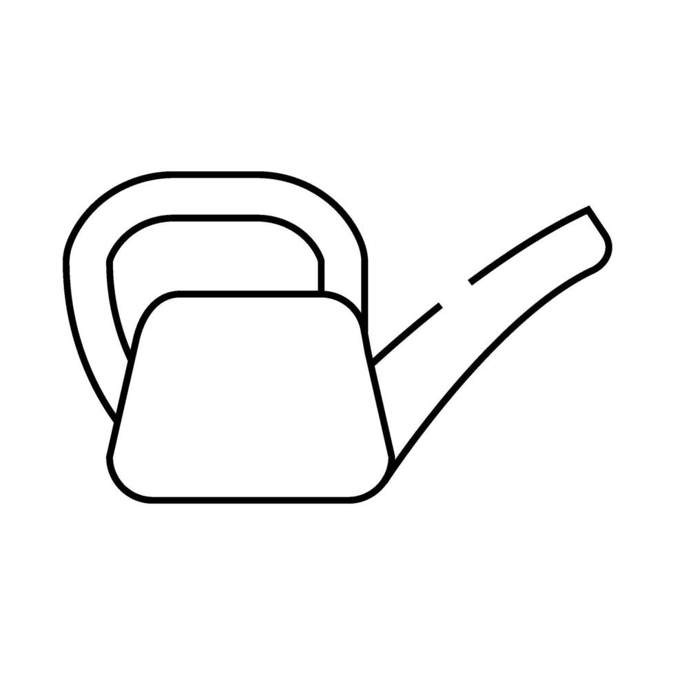 watering can line icon isolated illustration vector
