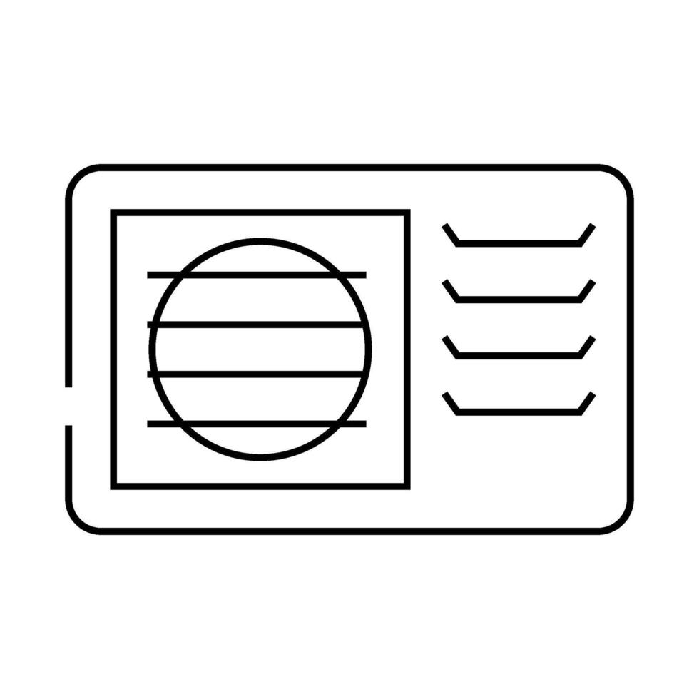 conditioner air line icon illustration vector