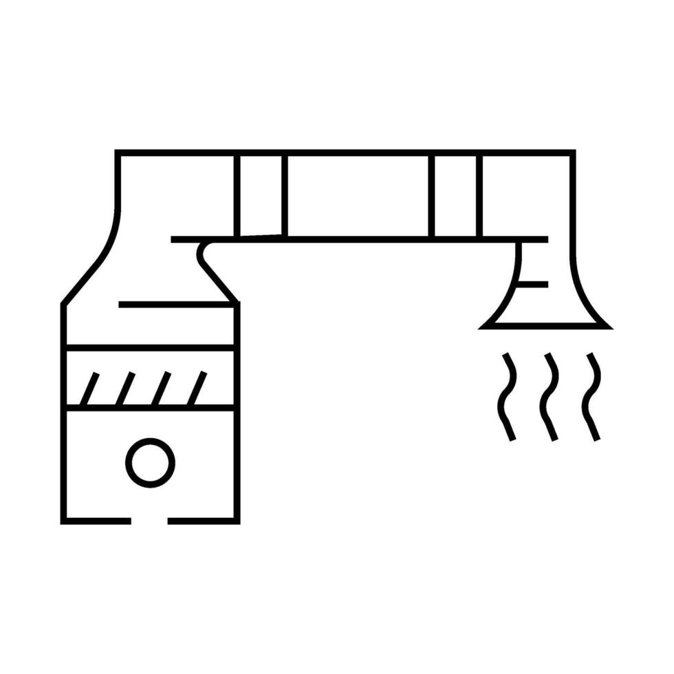 purification system line icon illustration vector