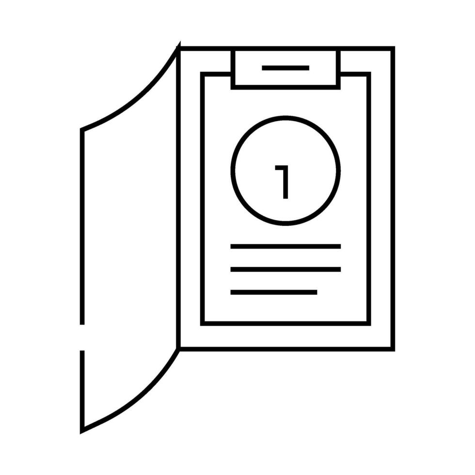 information folder line icon illustration vector