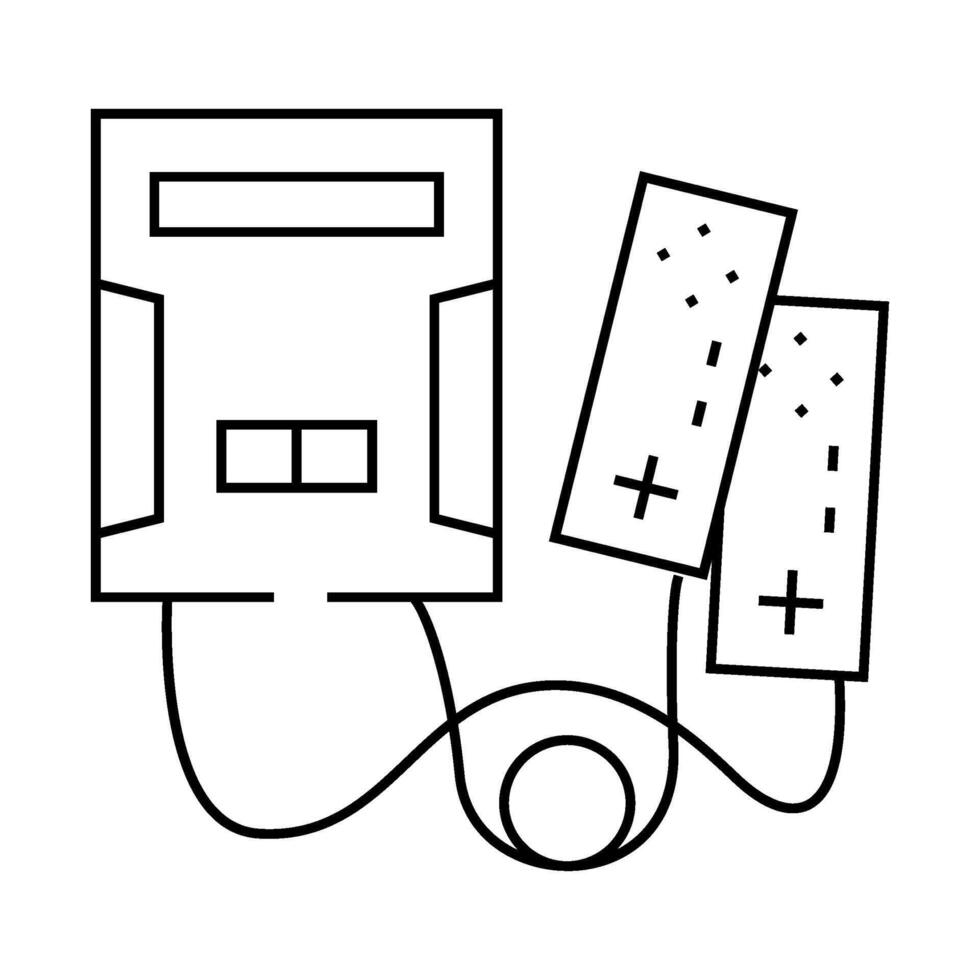 game console line icon illustration vector