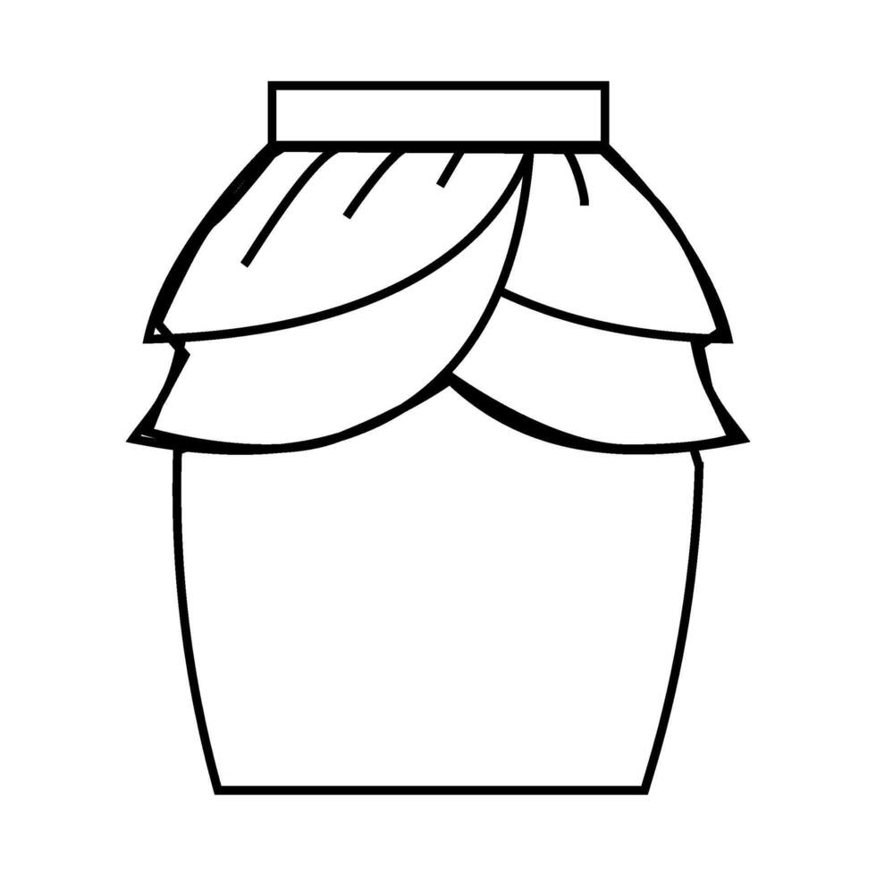 peplum skirt line icon illustration vector