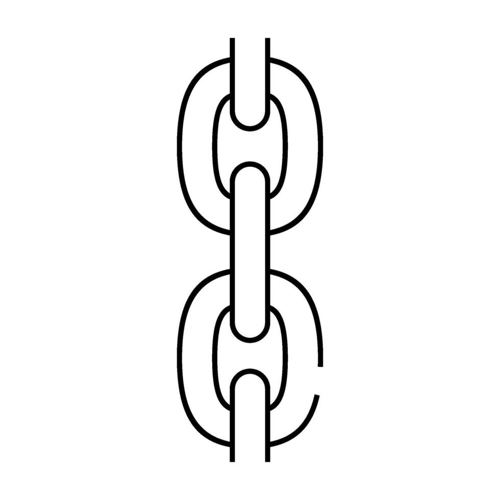 trace chain line icon illustration vector