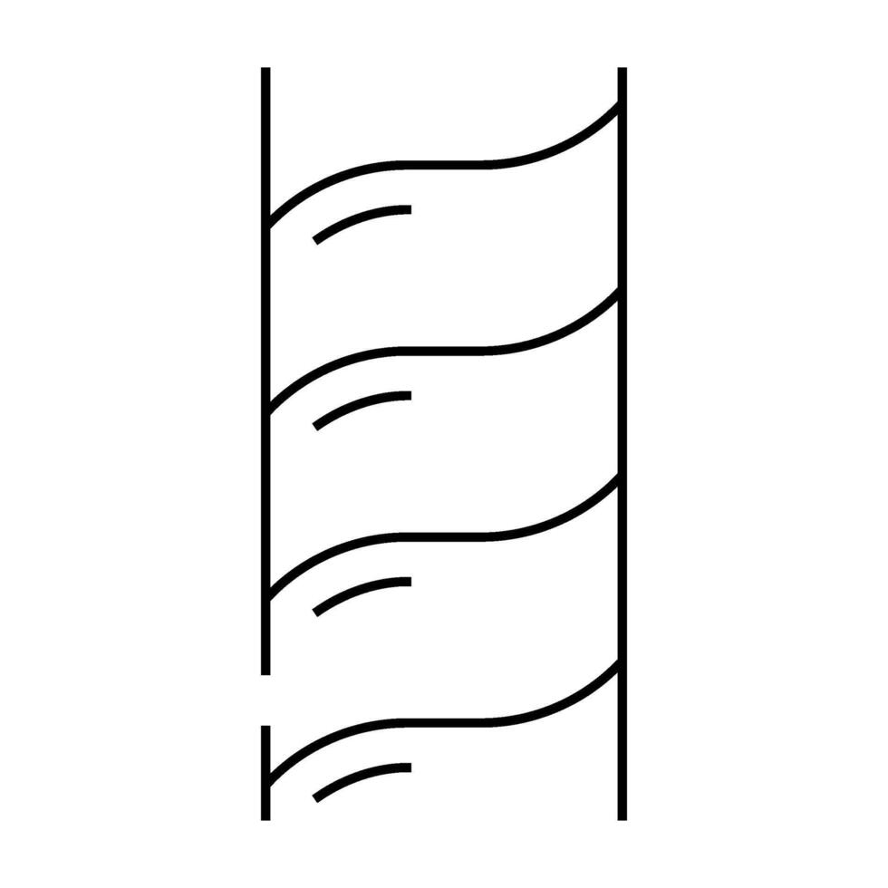 snake chain line icon illustration vector