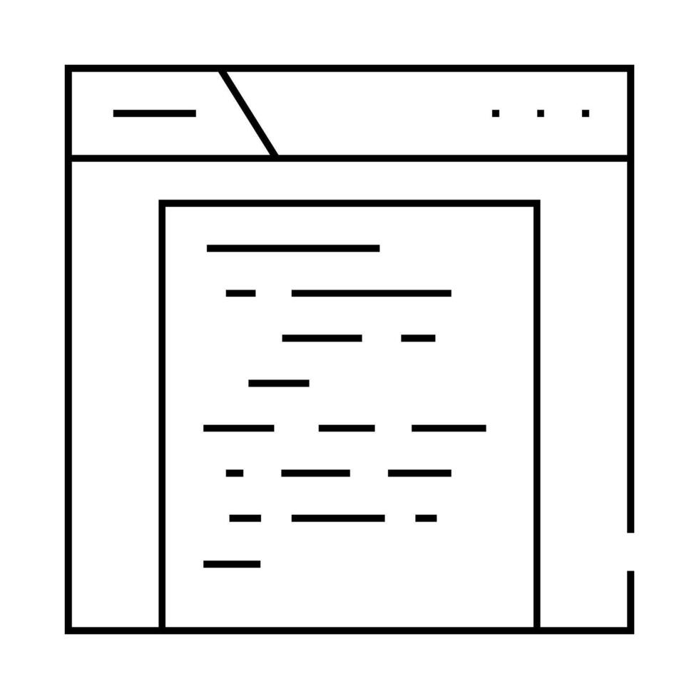 archive folder line icon illustration vector