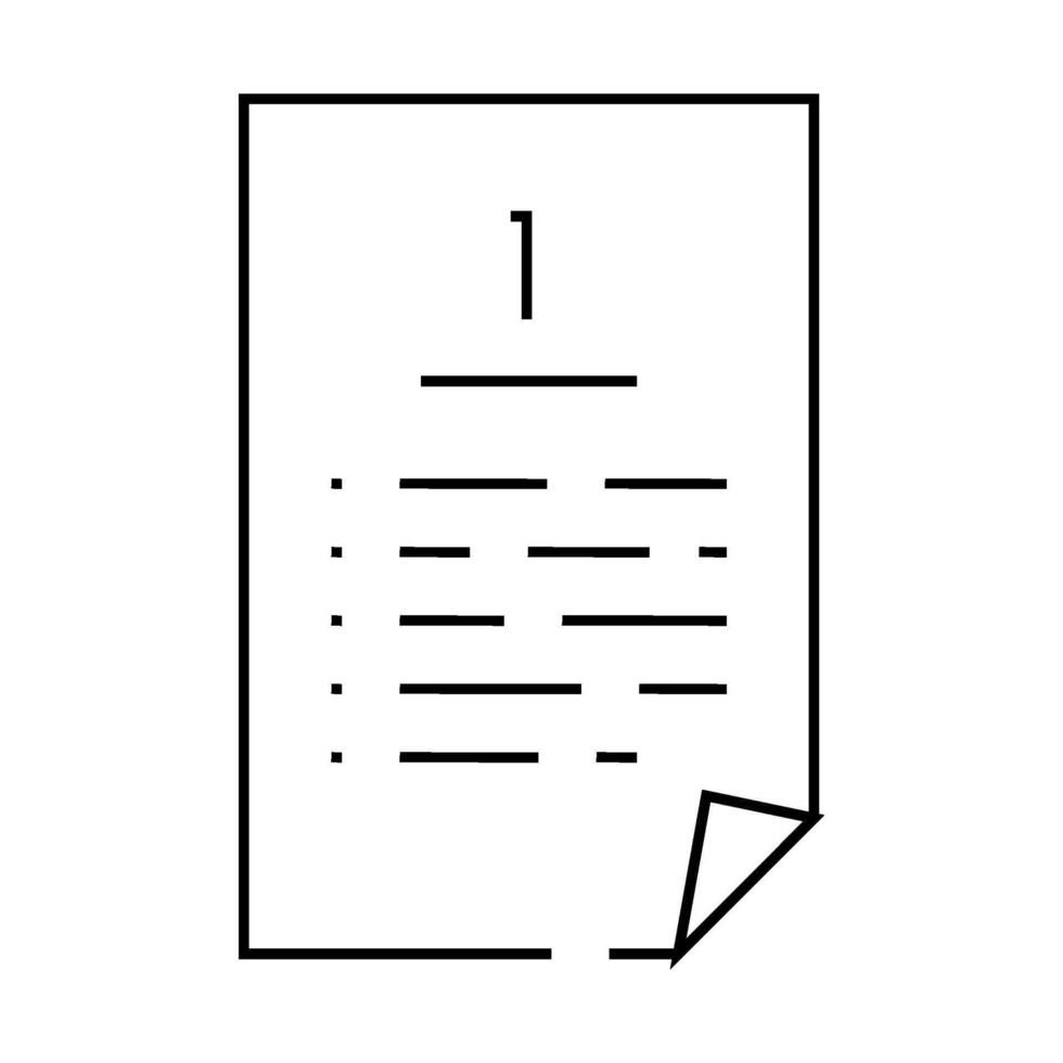 job folder line icon illustration vector