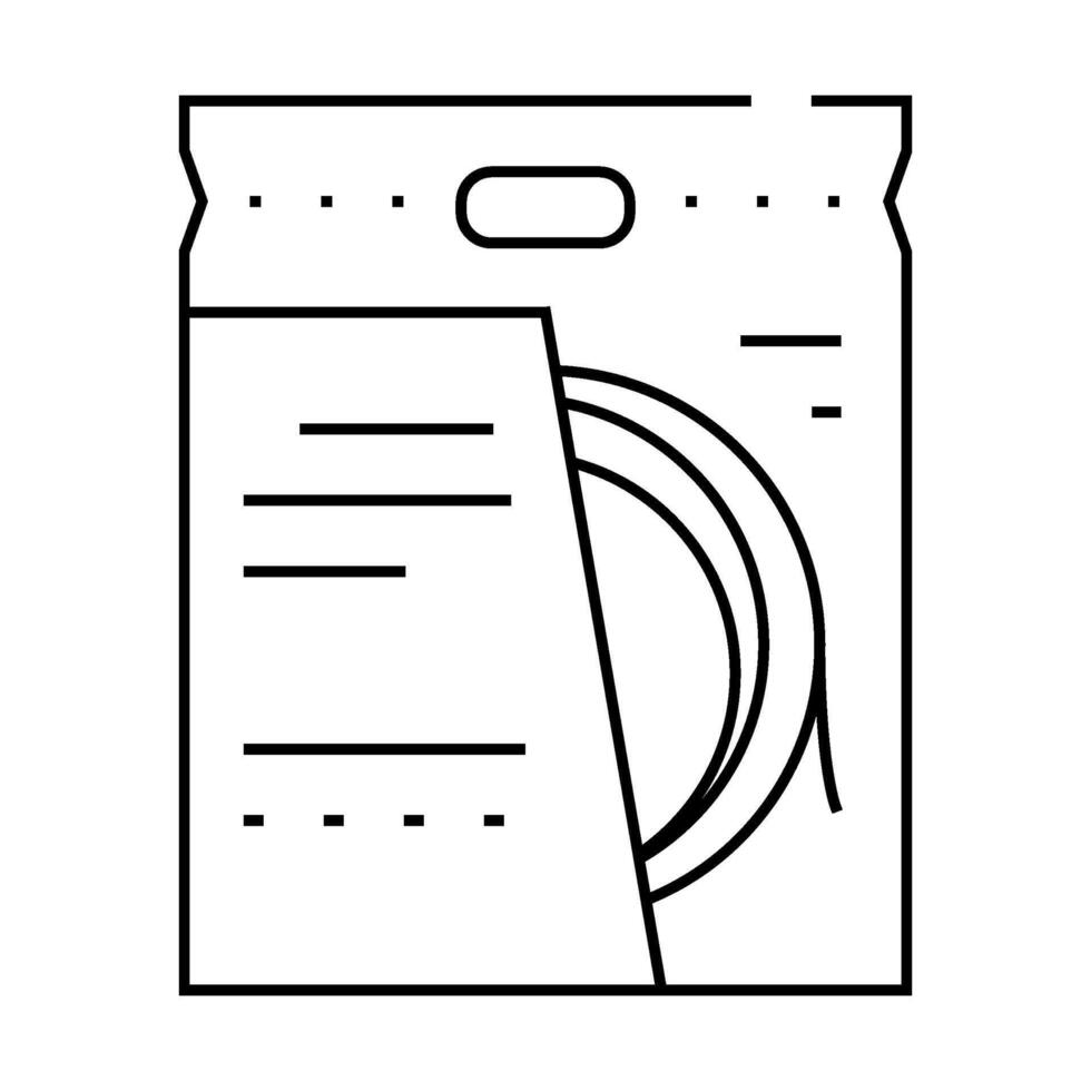 string badminton line icon illustration vector