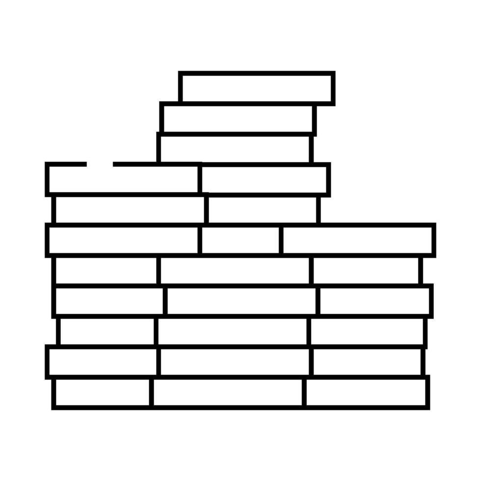 stack cash bank coin line icon illustration vector