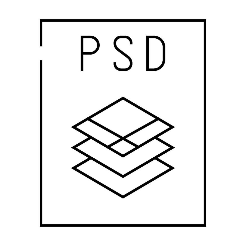 file format document line icon illustration vector