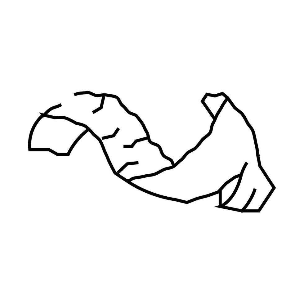 peel clementine line icon illustration vector