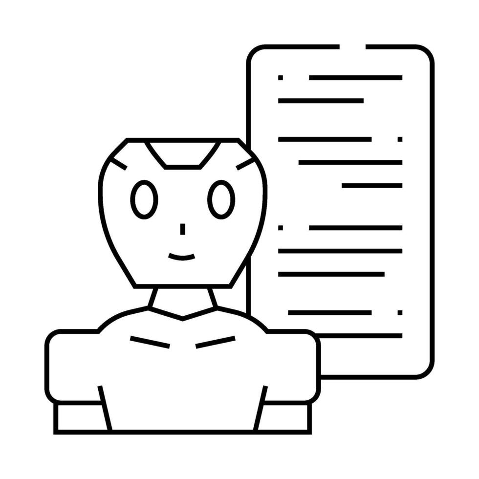 talk chat bot line icon illustration vector