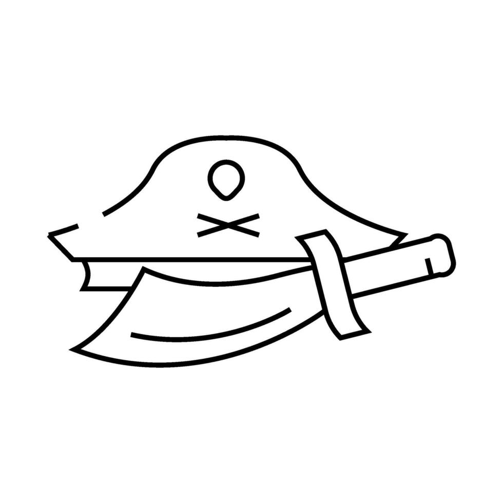 dress up pretend play toy child line icon illustration vector