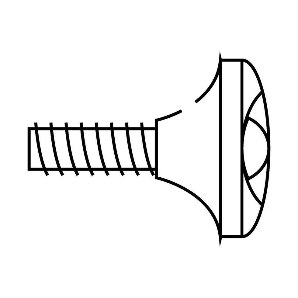 knobs pull hardware furniture fitting line icon illustration vector