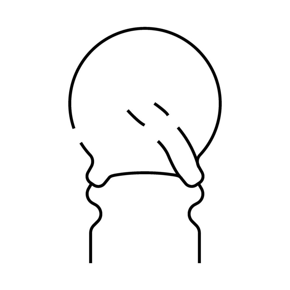 varistor electronic component line icon illustration vector