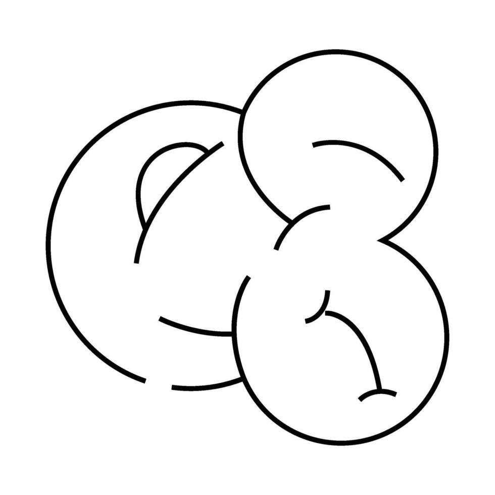 popcorn white pop line icon illustration vector