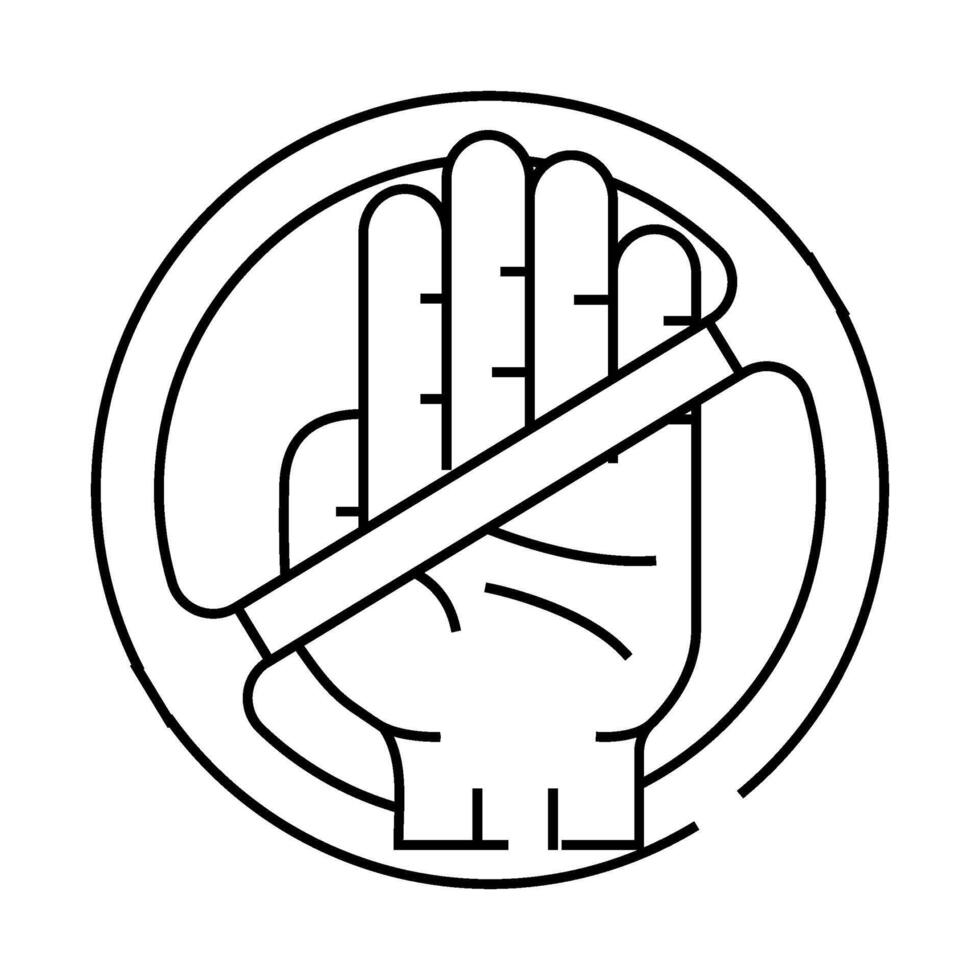 license cancel line icon illustration vector