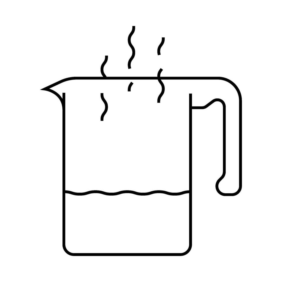 fluid smell line icon illustration vector