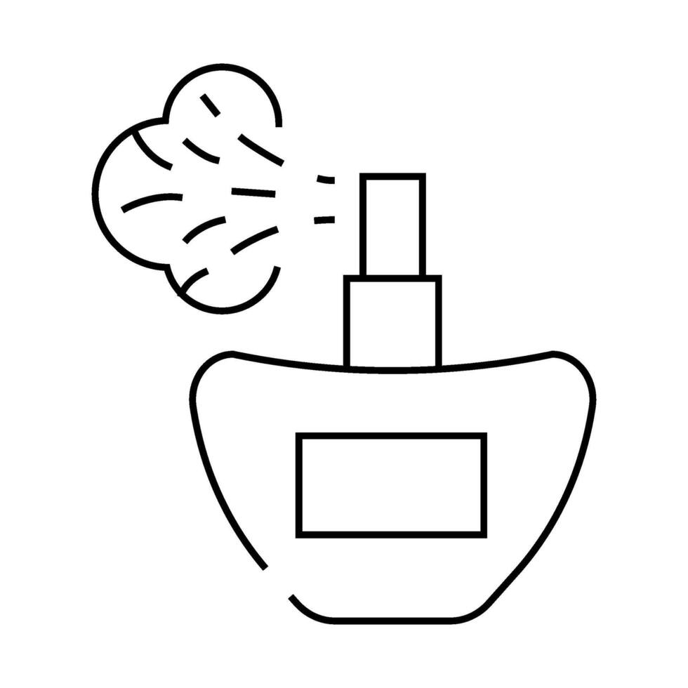 scent smell line icon illustration vector