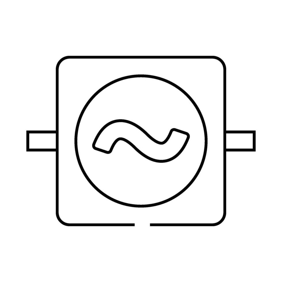voltage electricity line icon illustration vector