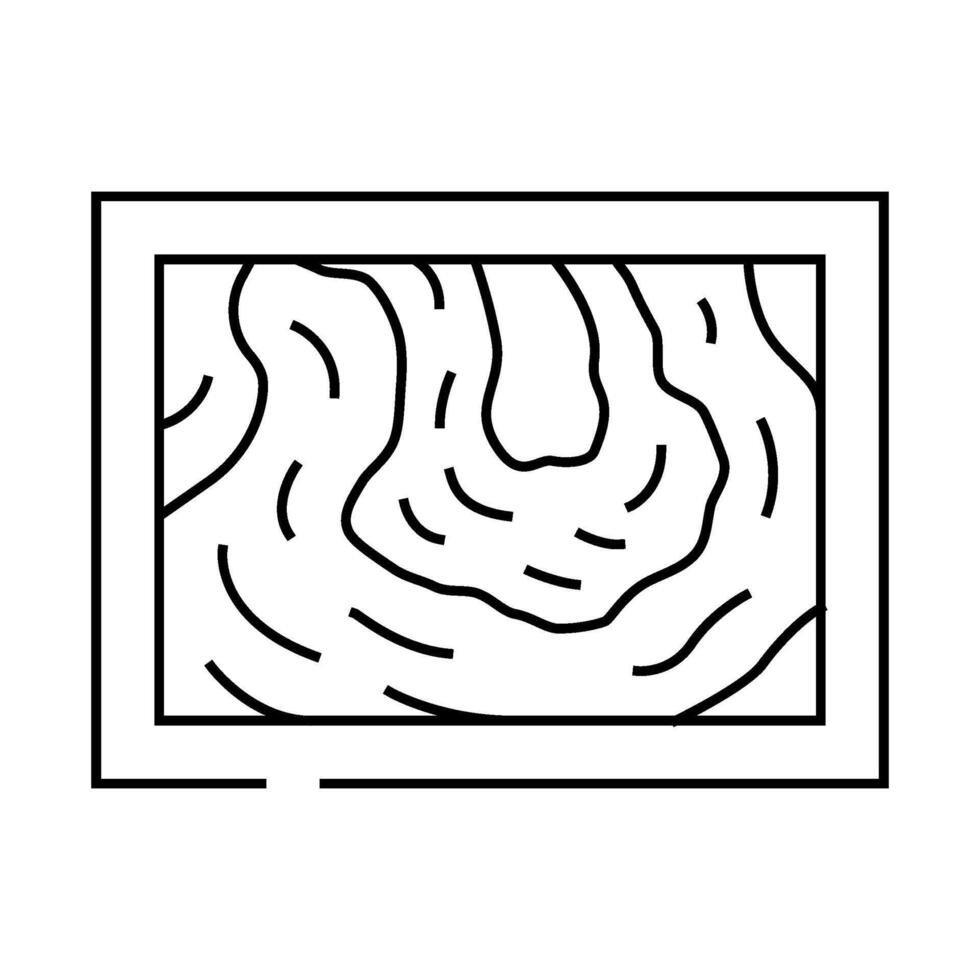 hydrogeological maps hydrogeologist line icon illustration vector