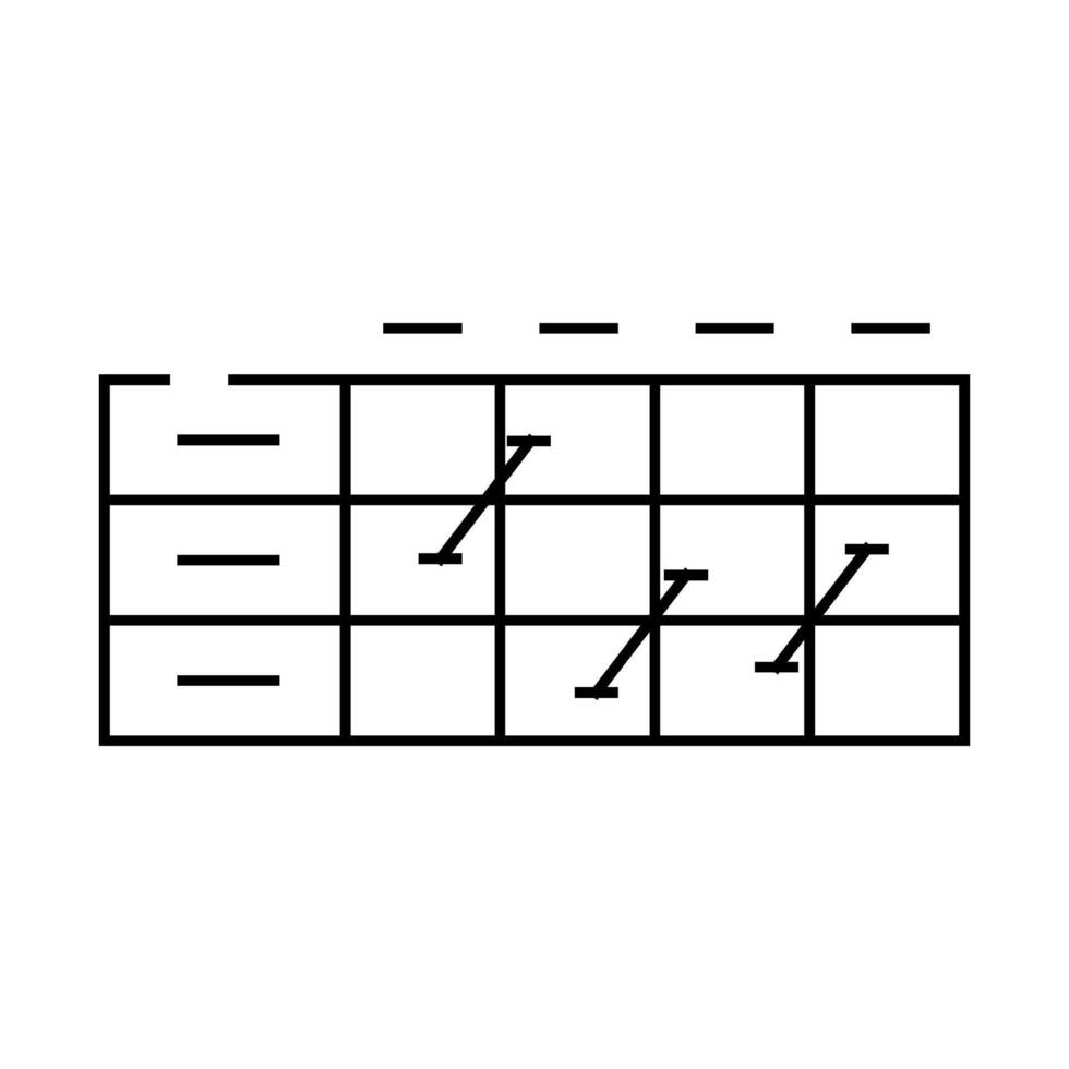 heatmap risk line icon illustration vector